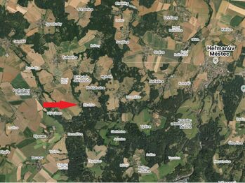 Prodej pozemku 1265 m², Hošťalovice