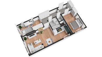 Prodej bytu 3+kk v osobním vlastnictví 61 m², Praha 8 - Kobylisy
