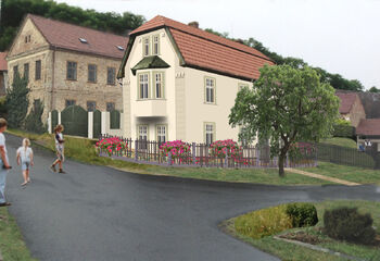 Vizualizace pohled 1 - Prodej domu 160 m², Velemín