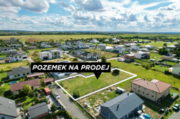 vyznačený pozemek - Prodej pozemku 1551 m², Křenice 