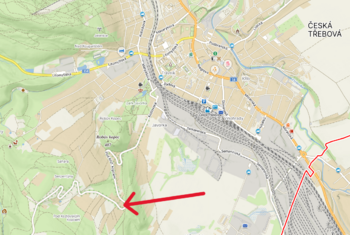 Prodej pozemku 852 m², Česká Třebová