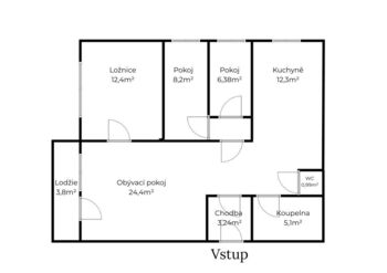 Prodej bytu 4+1 v osobním vlastnictví 81 m², Hodonín