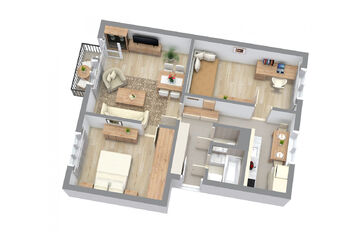 Pronájem bytu 3+1 v osobním vlastnictví 64 m², Pardubice