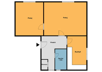 Pronájem bytu 2+1 v osobním vlastnictví 60 m², Praha 6 - Vokovice