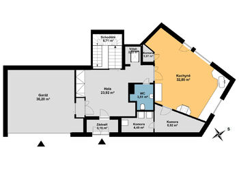 Prodej kancelářských prostor 333 m², Praha 5 - Košíře