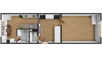 Pronájem bytu 1+1 v osobním vlastnictví 40 m², Plzeň