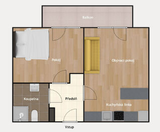 Prodej bytu 2+kk v osobním vlastnictví 45 m², Jince