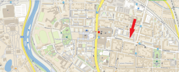 mapa - Prodej bytu 2+1 v osobním vlastnictví 62 m², České Budějovice