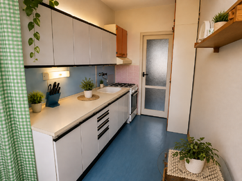 kuchyně - Prodej bytu 2+1 v osobním vlastnictví 62 m², České Budějovice