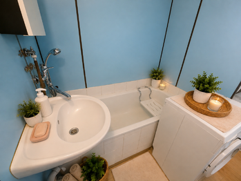 koupelna - Prodej bytu 2+1 v osobním vlastnictví 62 m², České Budějovice