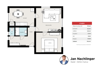 Prodej bytu 2+1 v osobním vlastnictví 56 m², Kutná Hora