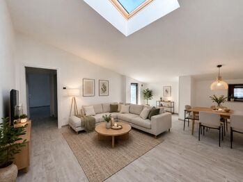 vizualizace - obývací pokoj - Prodej bytu 2+kk v osobním vlastnictví 66 m², Montesilvano