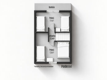 Prodej chaty / chalupy 60 m², Pokojov