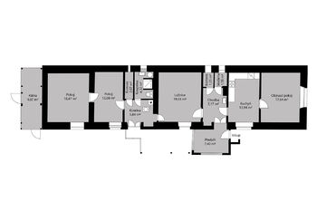 Orientační půdorys domu - Prodej domu 112 m², Kouty