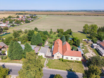 Letecký snímek nemovitosti - Prodej domu 112 m², Kouty