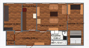 Prodej bytu 3+1, Hodonín. - Prodej bytu 3+1 v osobním vlastnictví 83 m², Hodonín