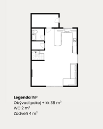 Půdorys - Prodej domu 130 m², Černilov