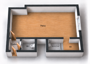 Prodej bytu 1+kk v osobním vlastnictví 22 m², Praha 4 - Michle