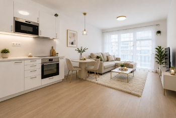 VIZUALIZACE - Pronájem bytu 1+kk v osobním vlastnictví 38 m², Praha 9 - Vysočany