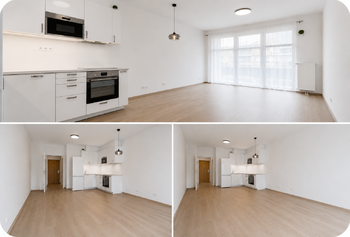 pokoj - Pronájem bytu 1+kk v osobním vlastnictví 38 m², Praha 9 - Vysočany