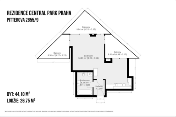 Pronájem bytu 1+kk v osobním vlastnictví 44 m², Praha 3 - Žižkov