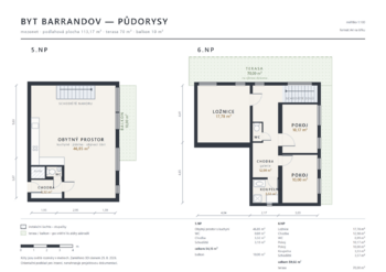 Prodej bytu 4+kk v osobním vlastnictví 109 m², Praha 5 - Hlubočepy