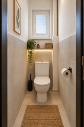 VIZUALIZACE wc - Prodej bytu 3+kk v osobním vlastnictví 70 m², Praha 10 - Dubeč