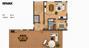 Pronájem bytu 2+kk v osobním vlastnictví 80 m², Praha 10 - Vinohrady