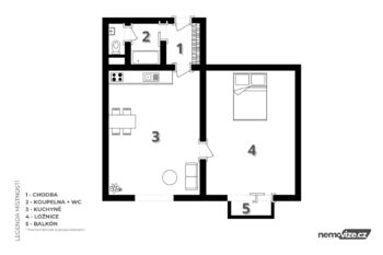 Prodej bytu 1+1 v osobním vlastnictví 38 m², Milevsko