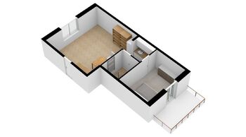 Pronájem bytu 2+kk v osobním vlastnictví 47 m², Plzeň