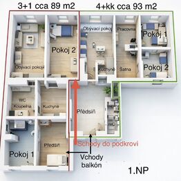 Vizualizace jak by to mohlo vypadat - Prodej domu 328 m², Vráž