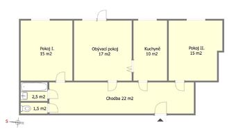Prodej bytu 3+1 v osobním vlastnictví 83 m², Kladno