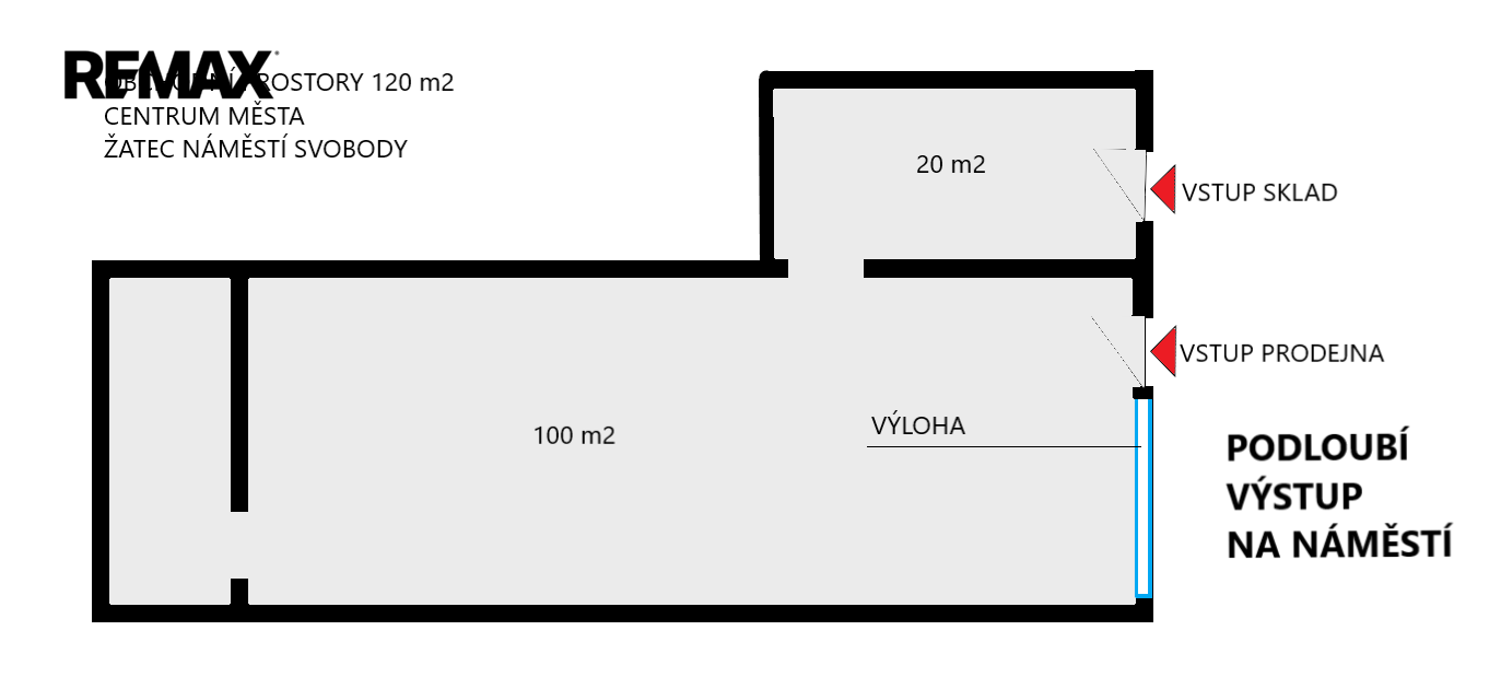 Pronájem obchodních prostor, Žatec – fotografie 5