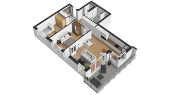 Pronájem bytu 3+kk v osobním vlastnictví 82 m², Praha 8 - Dolní Chabry