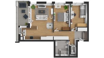 Pronájem bytu 3+kk v osobním vlastnictví 82 m², Praha 8 - Dolní Chabry