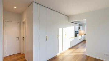 Vizualizace chodby - Pronájem bytu 3+kk v osobním vlastnictví 82 m², Praha 8 - Dolní Chabry