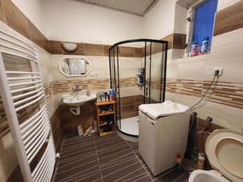 koupelna byt 3+1 - Prodej nájemního (činžovního) domu 384 m², Stonařov