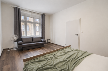 Ložnice - Pronájem bytu 2+kk v osobním vlastnictví 49 m², Praha 1 - Nové Město