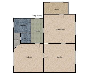 Prodej bytu 3+1 v osobním vlastnictví 78 m², Ústí nad Labem