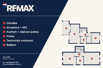 2D plánek - Prodej bytu 4+kk v osobním vlastnictví 94 m², Praha 9 - Horní Počernice
