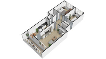 Prodej bytu 3+1 v osobním vlastnictví 72 m², Jesenice