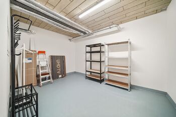 úložná místnost (sklep) 13 m2 - Prodej bytu 3+kk v osobním vlastnictví 67 m², Kuřim