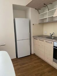 lednička v bytě k dispozici - Pronájem bytu 1+kk v osobním vlastnictví 48 m², Lanškroun