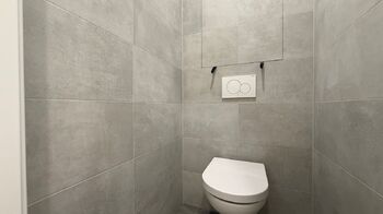 WC - Pronájem bytu 2+kk v osobním vlastnictví 44 m², Praha 9 - Horní Počernice