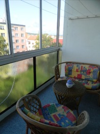 Lodžie. - Prodej bytu 2+1 v osobním vlastnictví 64 m², Cheb