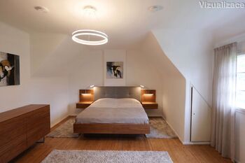 Pokoj - vizualizace - Prodej domu 117 m², Dobřichovice