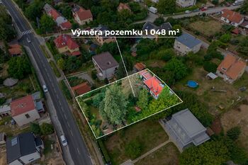 Pohled na pozemek - Prodej domu 117 m², Dobřichovice