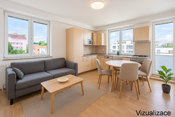 Pronájem bytu 2+kk v osobním vlastnictví 44 m², Brno