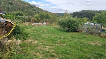 Dechberoucí výhled ze zahrady do přírody  - Prodej domu 110 m², Bohostice