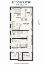 Prodej bytu 4+1 v osobním vlastnictví 98 m², Zittau